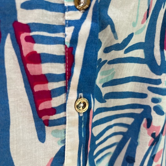 Lilly Pulitzer Red Right Return dress Sanibel RRR XL - Picture 7 of 10